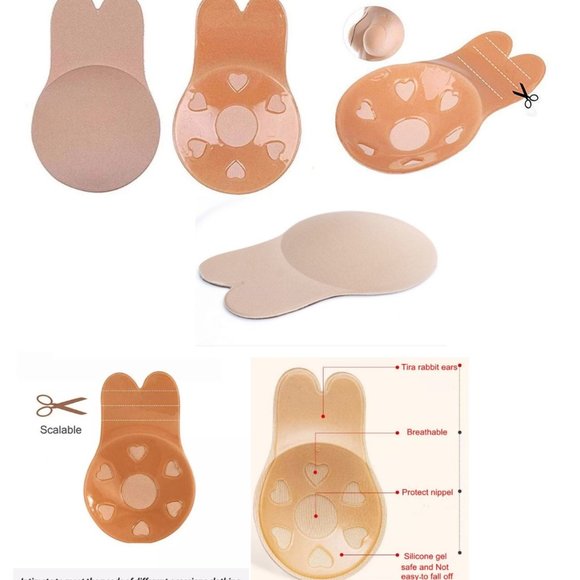 Adhesive Push up Strapless Bra - Picture 5 of 12